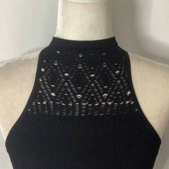 Free People So Bright Seamless Longline Halter Bralette Size M - Picture 4 of 16